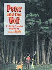 cover: Peter and the Wolf by Miguelanxo Prado
